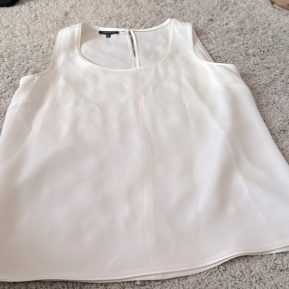 Lafayette 148 New York cream silk blouse - Picture 3 of 7